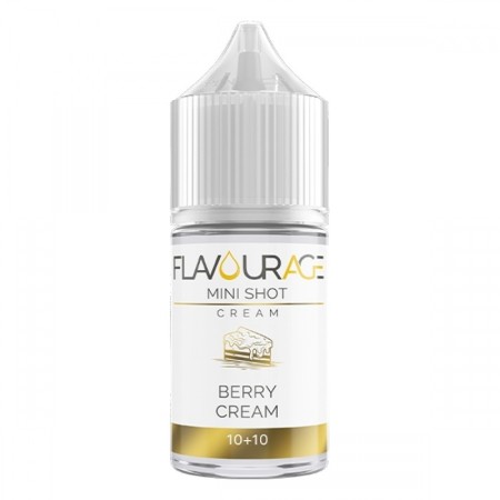 MINI SHOT - Flavourage - Cream - BERRY CREAM - aroma 10+10 in flacone da 30ml