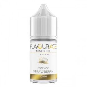 MINI SHOT - Flavourage - Cream - CRISPY STRAWBERRY - aroma 10+10 in flacone da 30ml