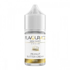 MINI SHOT - Flavourage - Cream - PEANUT BUTTER CREAM - aroma 10+10 in flacone da 30ml