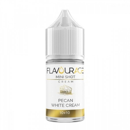 MINI SHOT - Flavourage - Cream - PECAN WHITE CREAM - aroma 10+10 in flacone da 30ml