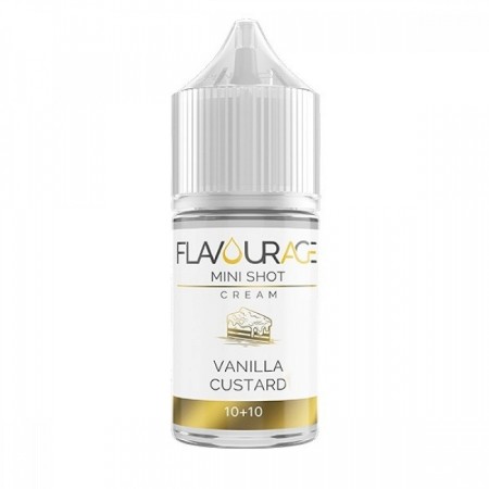 MINI SHOT - Flavourage - Cream - VANILLA CUSTARD - aroma 10+10 in flacone da 30ml