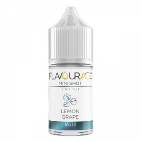 MINI SHOT - Flavourage - Fresh - LEMON GRAPE - aroma 10+10 in flacone da 30ml