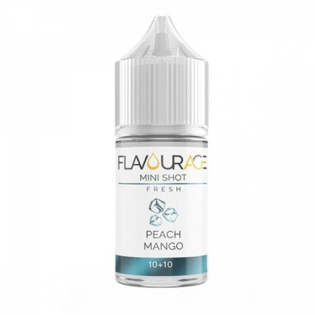 MINI SHOT - Flavourage - Fresh - PEACH MANGO - aroma 10+10 in flacone da 30ml