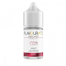 MINI SHOT - Flavourage - Fruit - MINT LICORICE - aroma 10+10 in flacone da 30ml