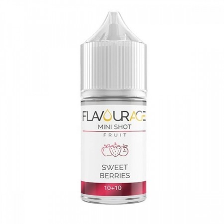 MINI SHOT - Flavourage - Fruit - SWEET BERRIES - aroma 10+10 in flacone da 30ml