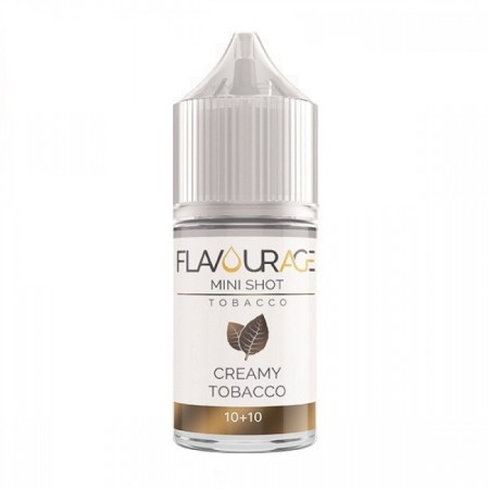 MINI SHOT - Flavourage - Tobacco - CREAMY TOBACCO - aroma 10+10 in flacone da 30ml