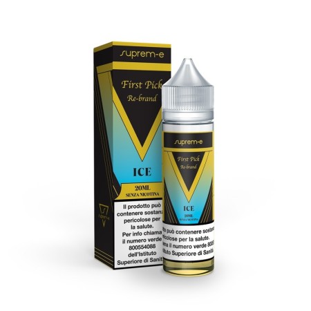 SHOT - Suprem-e - First Re-brand - FIRST PICK RE-BRAND ICE - aroma 20+40 in flacone da 60ml