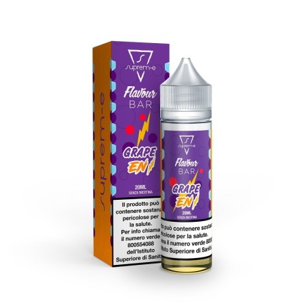 SHOT - Suprem-e - Flavour Bar - GRAPE ENERGY - aroma 20+40 in flacone da 60ml