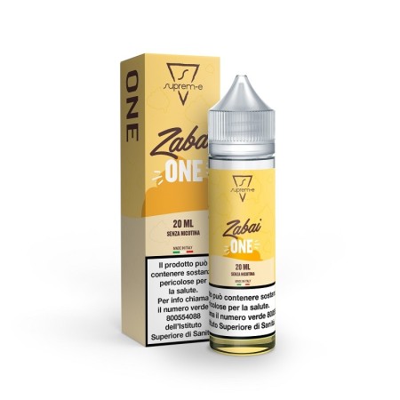 SHOT - Suprem-e - One - ZABAIONE - aroma 20+40 in flacone da 60ml