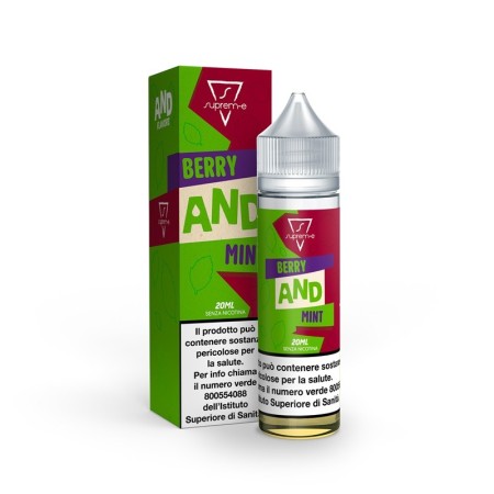 SHOT - Suprem-e - And - BERRY AND MINT - aroma 20+40 in flacone da 60ml