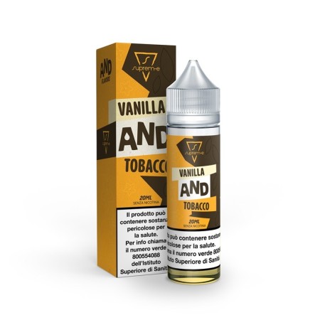 SHOT - Suprem-e - And - VANILLA AND TOBACCO - aroma 20+40 in flacone da 60ml