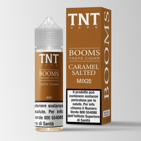 SHOT - TNT Vape - Booms - BOOMS SALTED CARAMEL - aroma 20+40 in flacone da 60ml