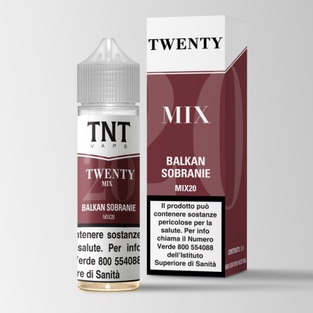 SHOT - TNT Vape - Twenty Mix - BALKAN SOBRANIE - aroma 20+40 in flacone da 60ml