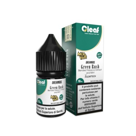 MINI SHOT - Dreamods - Cleaf - GREEN RUSH - aroma 10+10 in flacone da 10ml