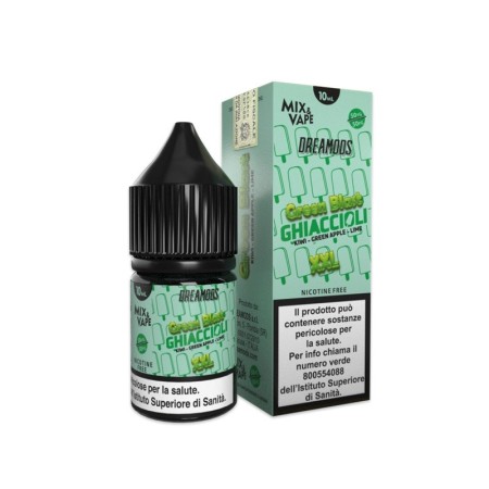 MINI SHOT - Dreamods - Ghiaccioli - GREEN BLAST - aroma 10+10 in flacone da 10ml