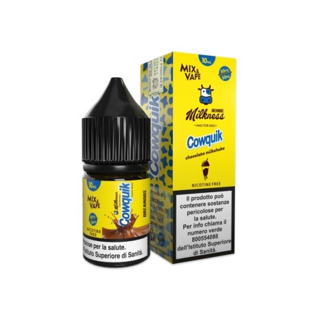 MINI SHOT - Dreamods - Milkness - COWQUIK - aroma 10+10 in flacone da 10ml