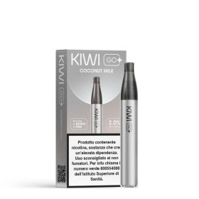 Kiwi Vapor - KIWI GO+ STARTER KIT 500mAh  CON POD PRECARICATA 20mg/ml - Coconut Milk