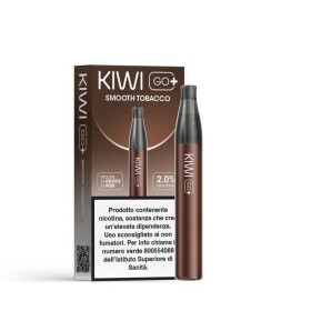 Kiwi Vapor - KIWI GO+ STARTER KIT 500mAh  CON POD PRECARICATA 20mg/ml - Smooth Tobacco