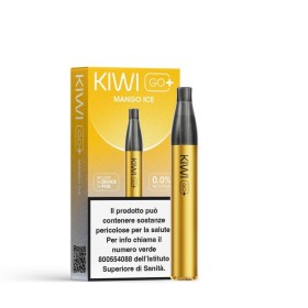 Kiwi Vapor - KIWI GO+ STARTER KIT 500mAh  CON POD PRECARICATA 0mg/ml - Mango Ice