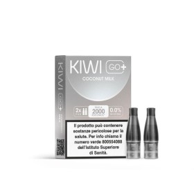 Kiwi Vapor - POD PRECARICATE per Kiwi Go+ 0mg/ml - Coconut Milk - 2 PEZZI