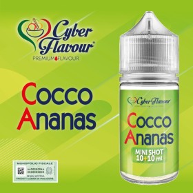 MINI SHOT - Cyber Flavour - COCCO ANANAS - aroma 10+10 in flacone da 30ml