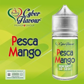 MINI SHOT - Cyber Flavour - PESCA MANGO - aroma 10+10 in flacone da 30ml