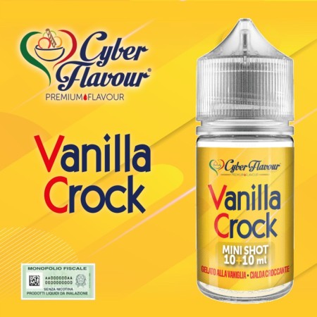 MINI SHOT - Cyber Flavour - VANILLA CROCK - aroma 10+10 in flacone da 30ml