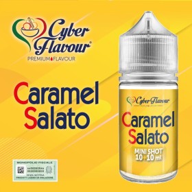 MINI SHOT - Cyber Flavour - CARAMEL SALATO - aroma 10+10 in flacone da 30ml