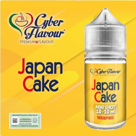 MINI SHOT - Cyber Flavour - JAPAN CAKE - aroma 10+10 in flacone da 30ml