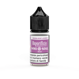 MINI SHOT - Vaporificio - Mind Soul - HAVANA MINT LICORICE - aroma 10+10 in flacone da 20ml