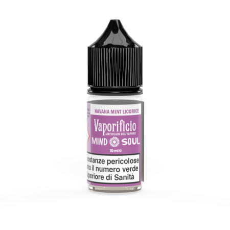 MINI SHOT - Vaporificio - Mind Soul - HAVANA MINT LICORICE - aroma 10+10 in flacone da 20ml