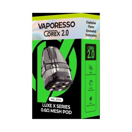 Vaporesso - Luxe X POD DI RICAMBIO MESH COREX 2.0 0.6ohm - 2 PEZZI