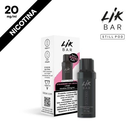 Lik Bar by Suprem-e - STILL POD PRECARICATA 20mg/ml - Strawberry Ice Cream