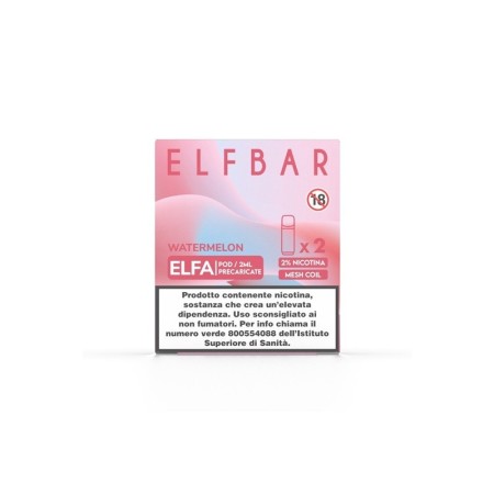 Elfbar Elfa - POD PRECARICATE 20mg/ml - WATERMELON - 2 PEZZI