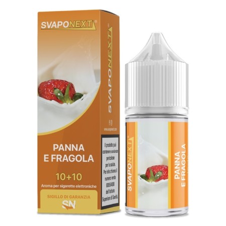 MINI SHOT - SvapoNext - Starter Flavour - PANNA E FRAGOLA - aroma 10+10 in flacone da 30ml