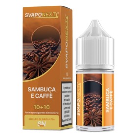 MINI SHOT - SvapoNext - Starter Flavour - SAMBUCA E CAFFE' - aroma 10+10 in flacone da 30ml