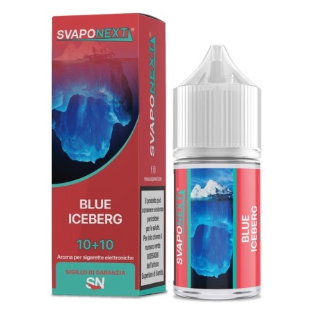 MINI SHOT - SvapoNext - Starter Flavour - BLUE ICEMBERG - aroma 10+10 in flacone da 30ml