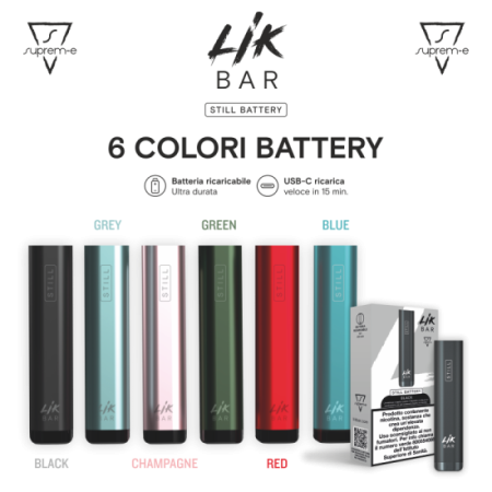 Lik Bar by Suprem-e - STILL BATTERY 400mAh