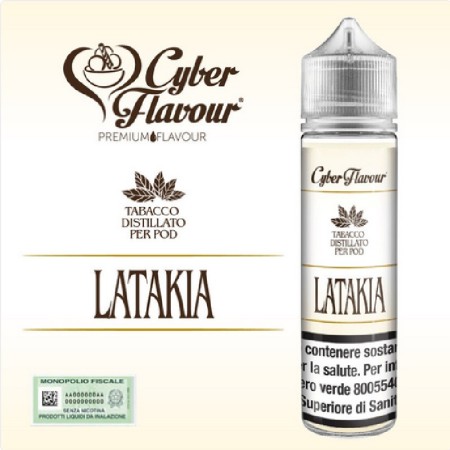 SHOT - Cyber Flavour - Tabacco Distillato per Pod - LATAKIA - aroma 20+40 in flacone da 60ml