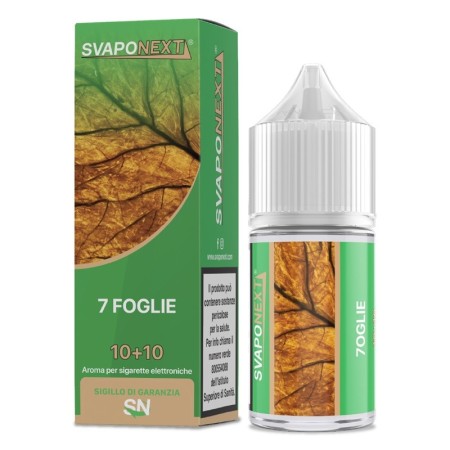 MINI SHOT - SvapoNext - Starter Flavour - 7 FOGLIE - aroma 10+10 in flacone da 30ml