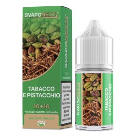 MINI SHOT - SvapoNext - Starter Flavour - TABACCO E PISTACCHIO - aroma 10+10 in flacone da 30ml