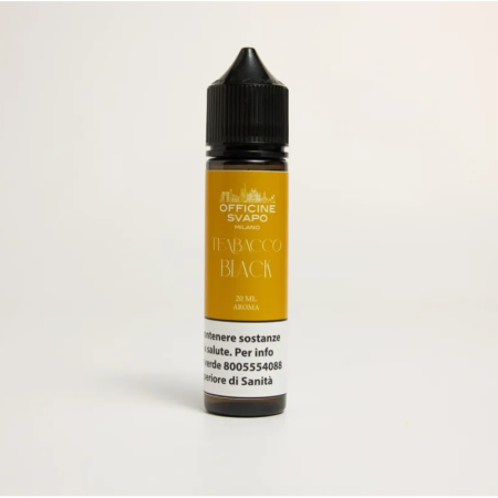 SHOT - Officine Svapo - Classic - TEABACCO BLACK - aroma 20+40 in flacone da 60ml