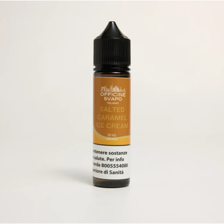 SHOT - Officine Svapo - Creamy - SALTED CARAMEL ICE CREAM - aroma 20+40 in flacone da 60ml