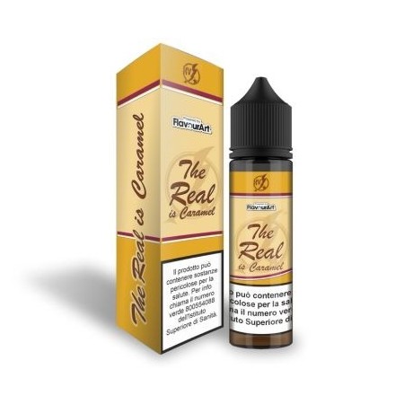 SHOT - Flavour Art - High Voltage - THE REAL IS CARAMEL - aroma 20+40 in flacone da 60ml