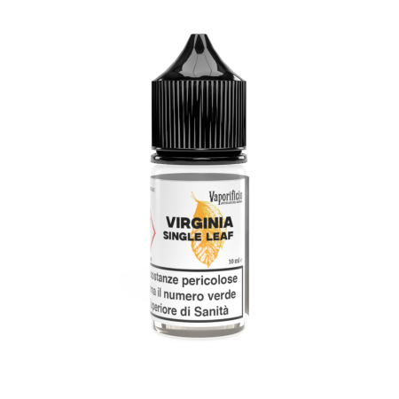 MINI SHOT - Vaporificio - Single Leaf - VIRGINIA - aroma 10+10 in flacone da 20ml