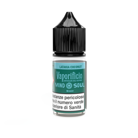 MINI SHOT - Vaporificio - Mind Soul - LATAKIA COCONUT - aroma 10+10 in flacone da 20ml