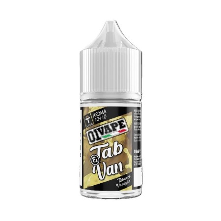 MINI SHOT - 01 Vape - TAB & VAN - aroma 10+10 in flacone da 30ml