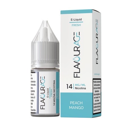 Flavourage - PEACH MANGO 14mg/ml - Liquido pronto 10ml