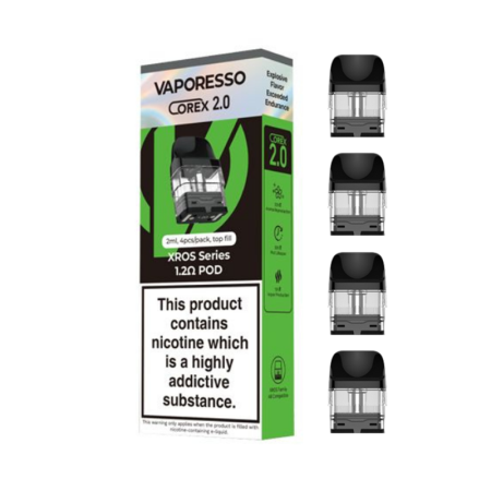 Vaporesso - XROS POD DI RICAMBIO COREX 2.0 TOP FILL 1.2ohm - 4 PEZZI - 2ml