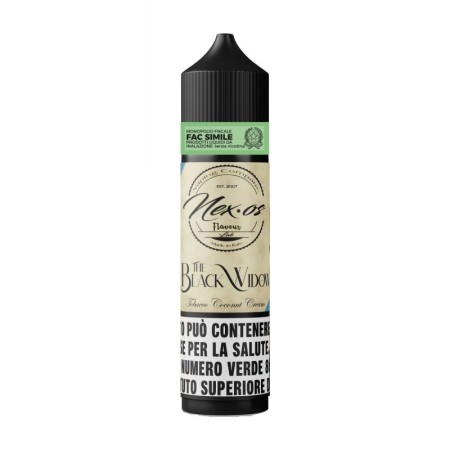 SHOT - Nex-Os - THE BLACK WIDOW - aroma 10+50 in flacone da 60ml